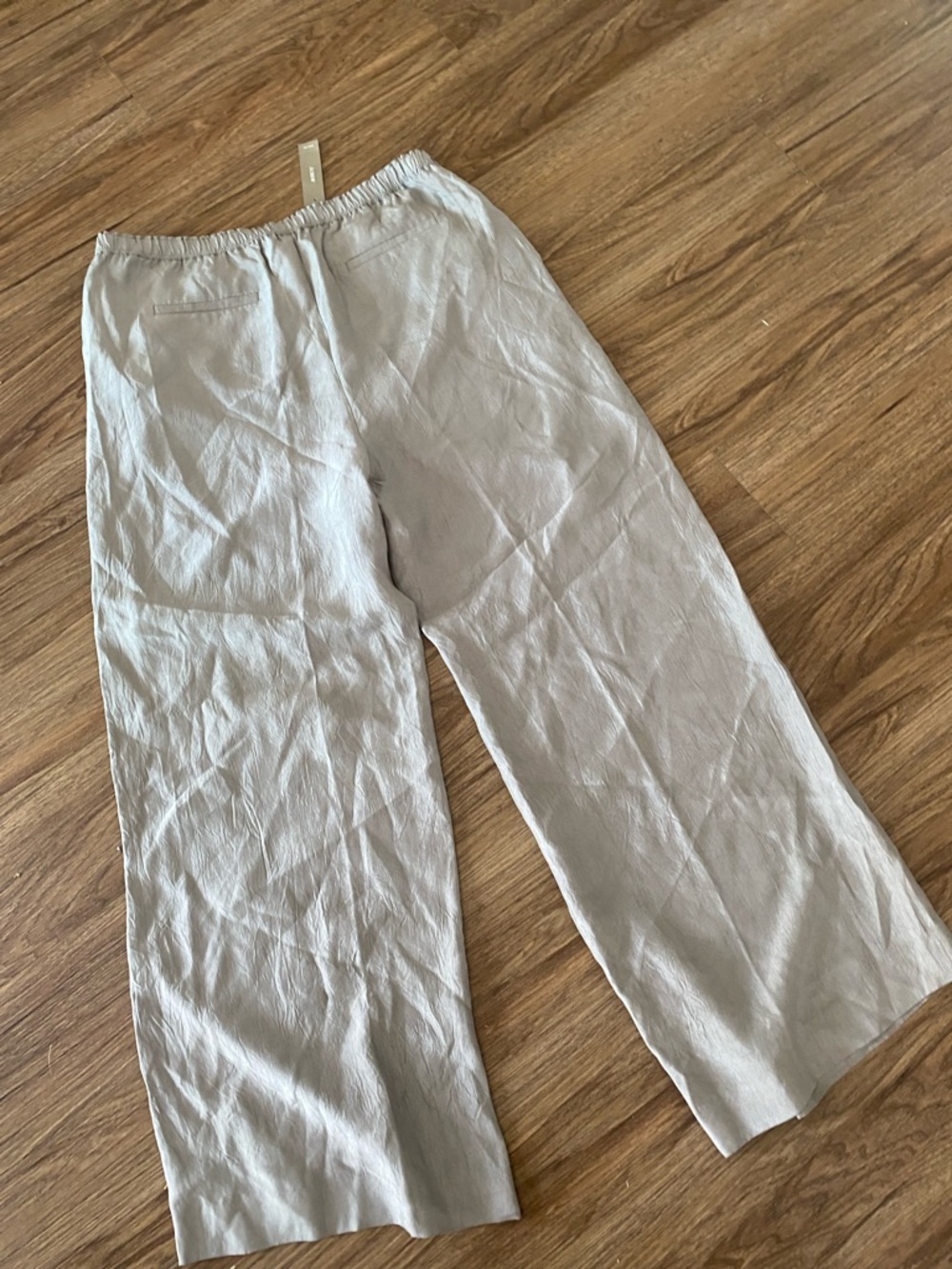 NEW! J. Crew Stratus pant in textured satin- spring rain color size L - Picture 12 of 12
